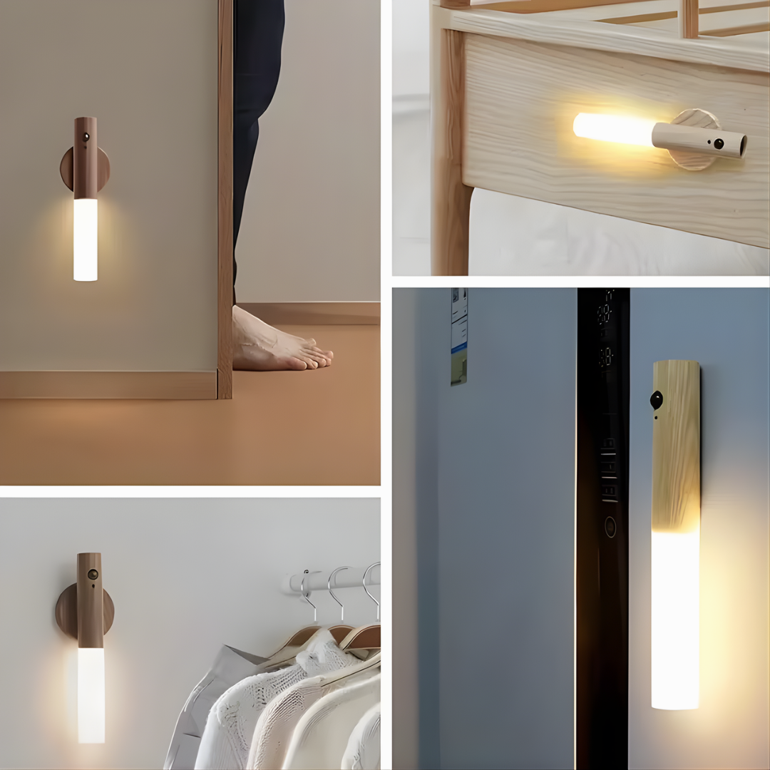 Foco Inteligente Recargable con Sensor de Movimiento Nocturno