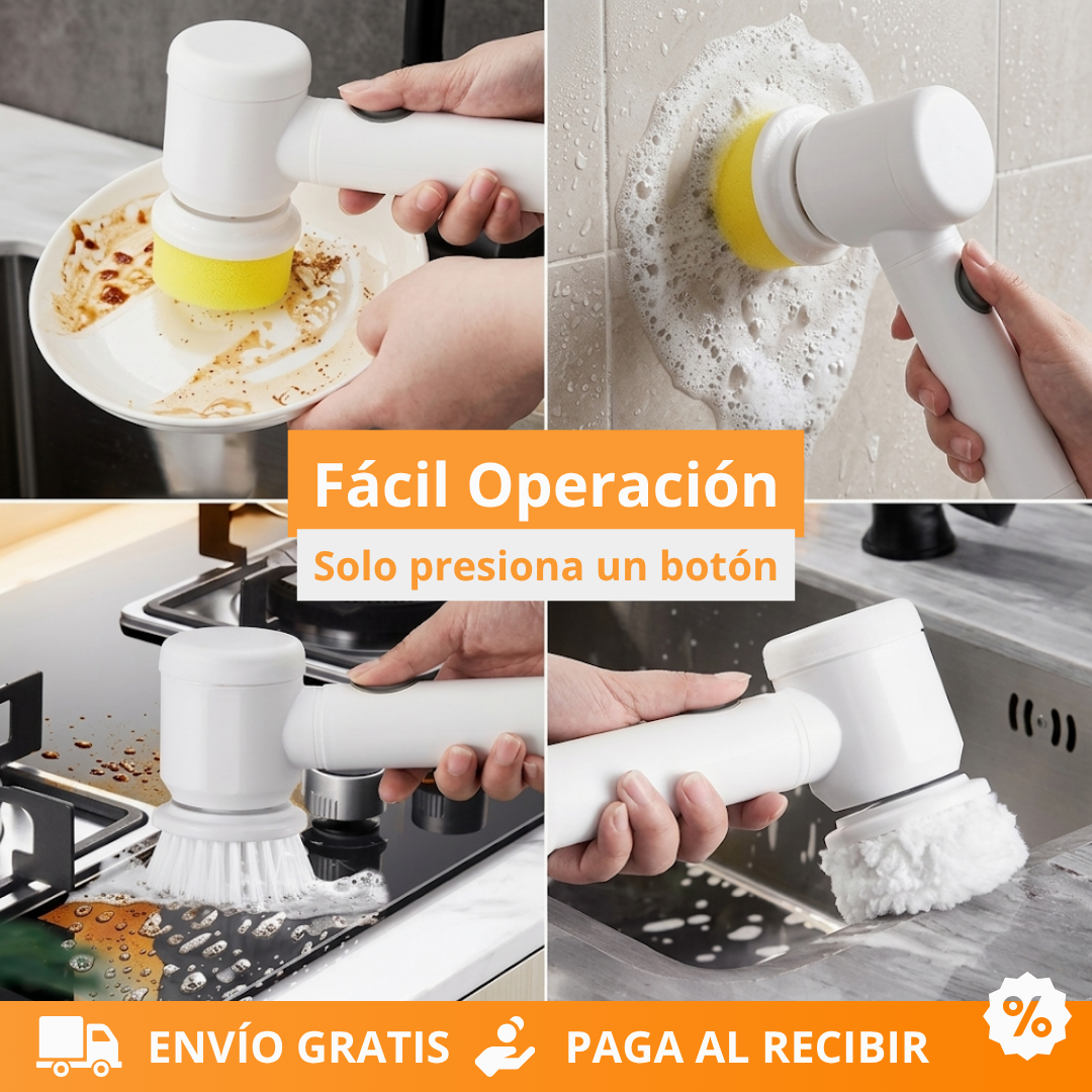 Cepillo Eléctrico Inalámbrico 5 en 1