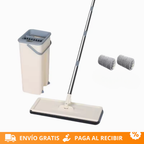Mopa, Balde y Paño de Microfibra Autolimpiante
