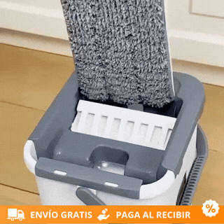 Mopa, Balde y Paño de Microfibra Autolimpiante